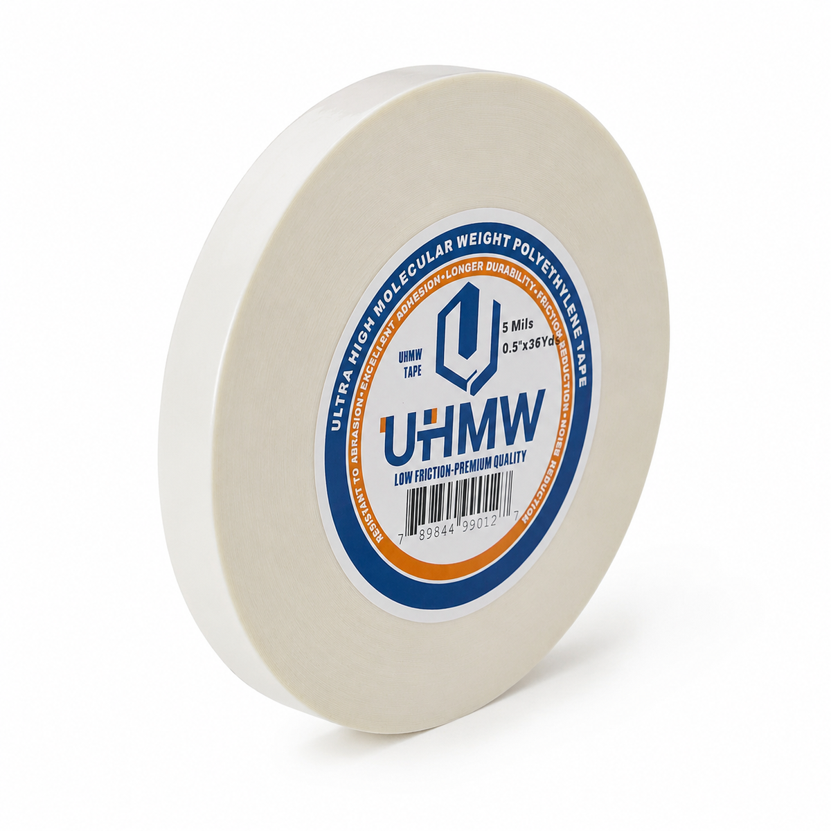 Ultra High Molecular Weight Polythelene Tape (0.5" x 36yds, 5mil)