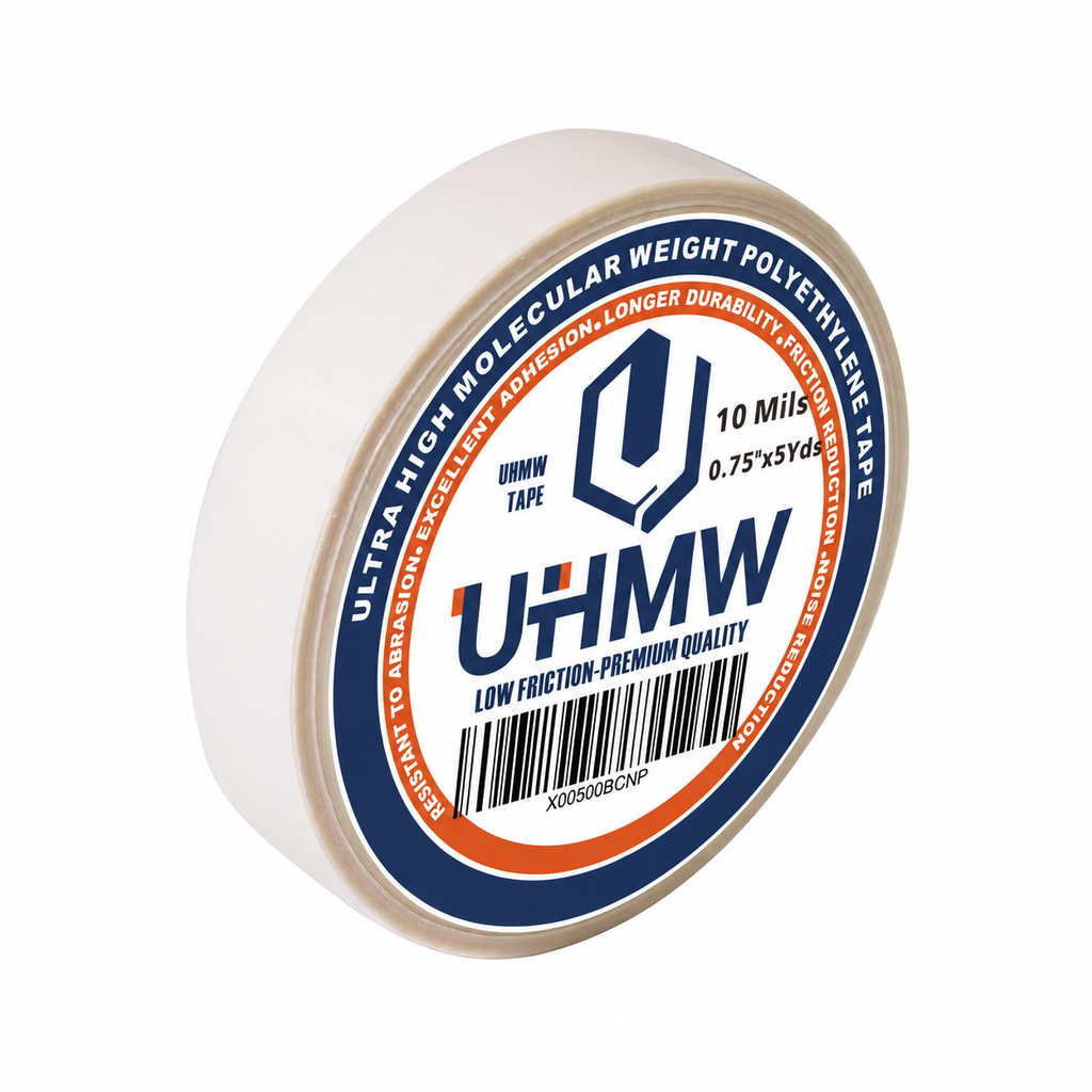 Ultra High Molecular Weight Polythelene Tape (0.75" x 5yds, 10mil)
