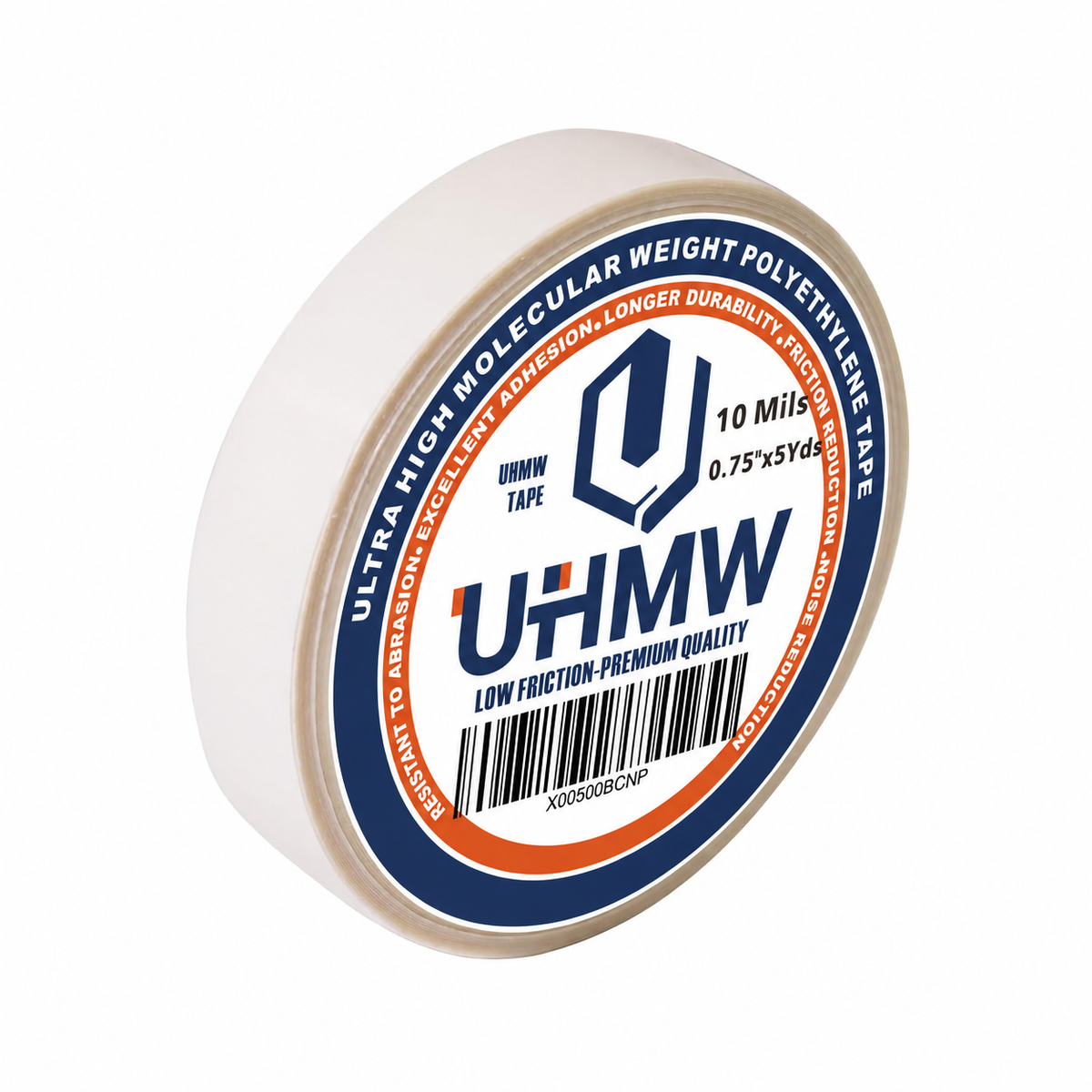Ultra High Molecular Weight Polythelene Tape (0.75" x 5yds, 10mil)