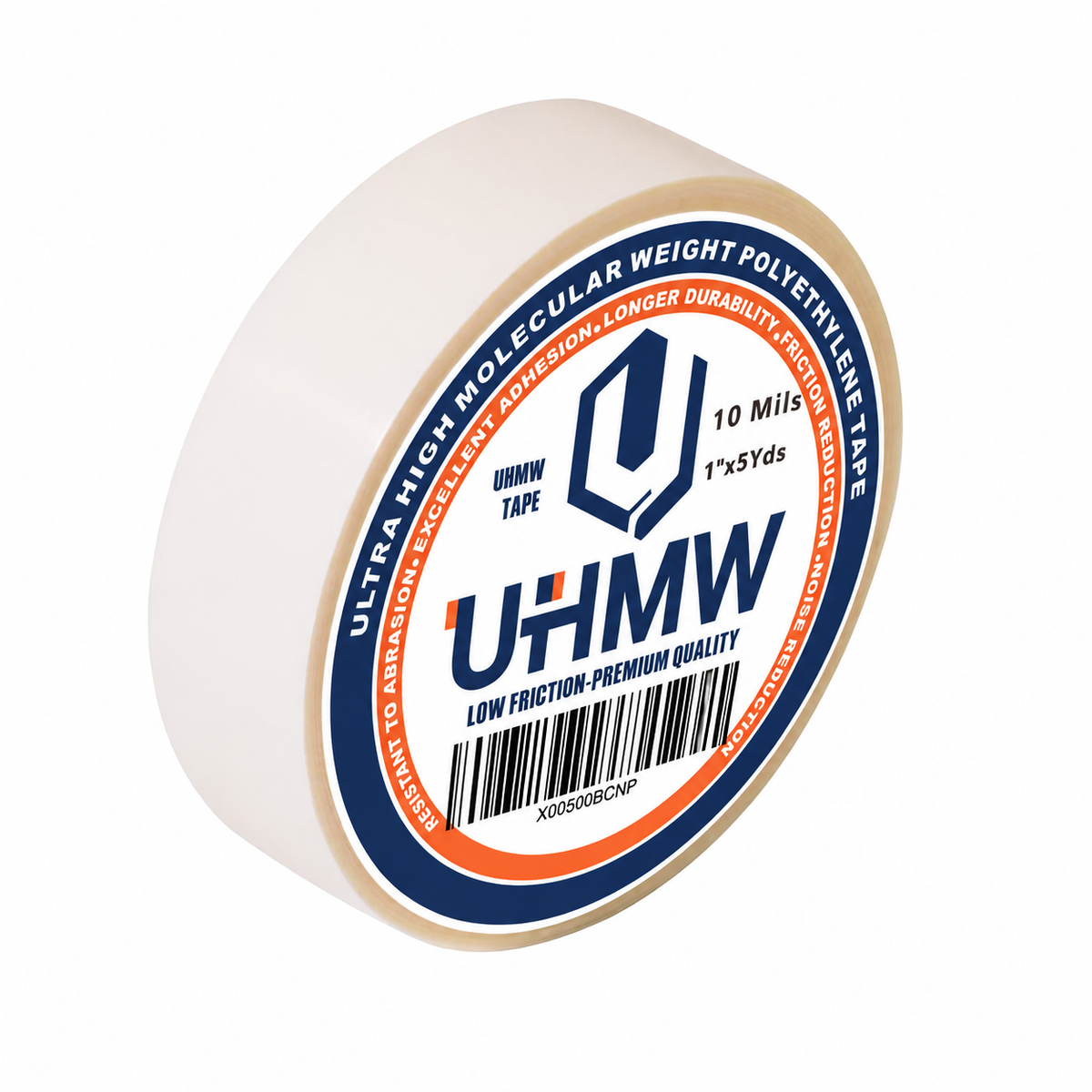Ultra High Molecular Weight Polythelene Tape (1" x 5yds, 10mil)